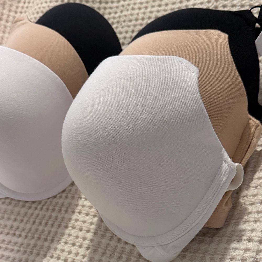 NWT White, Nude and Black Bras